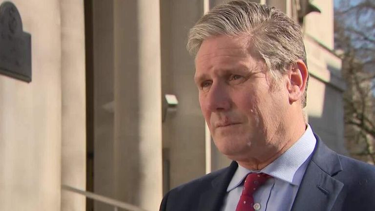 Sir Keir Starmer says the heart of the problem with the PM is &#39;trust&#39;.