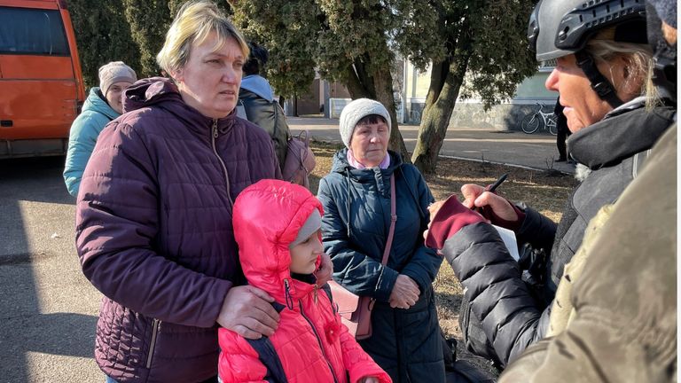 Tatiana and her family managed to escape the besieged city of Chernihiv. She told us of hell like conditions inside the city with no food, no gas and no electricity
