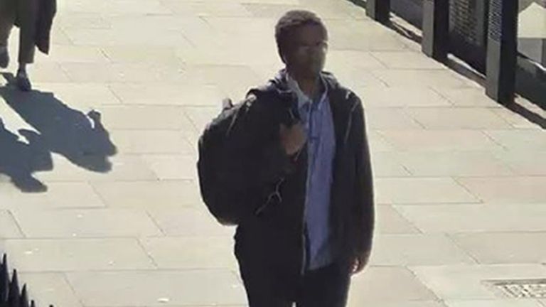 Ali Harbi Ali seen in Westminster on 22 September 2021