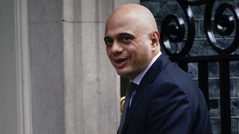 Health Secretary Sajid Javid arrives in Downing Street, London for a Cabinet meeting. Picture date: Wednesday March 23, 2022.
