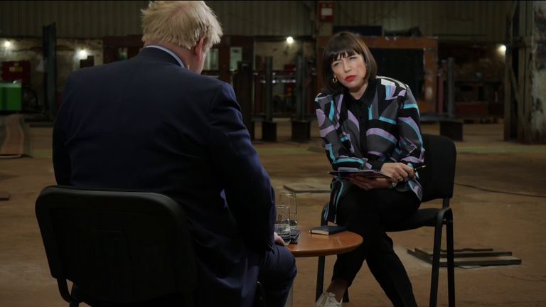 Sky News&#39; Beth Rigby speaks to the Prime Minister Boris Johnson