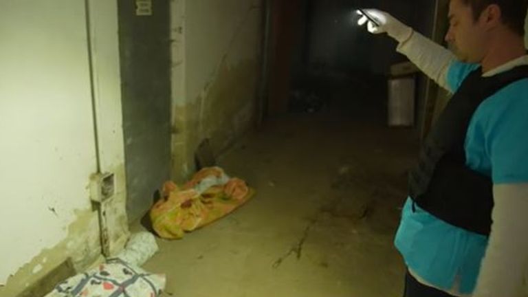 Bodies in Mariupol hospital