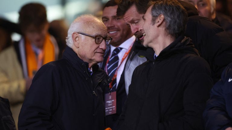 Soccer Football - FA Cup Fifth Round - Luton Town v Chelsea - Kenilworth Road, Luton, Britain - March 2, 2022 Chelsea chairman Bruce Buck in the stands before the match REUTERS/Matthew Childs
