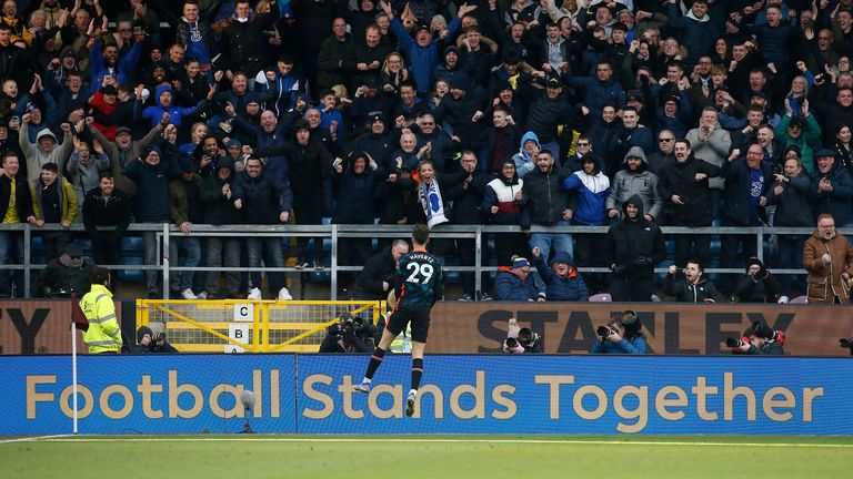 Messages of support for Ukraine were displayed at all Premier League matches
