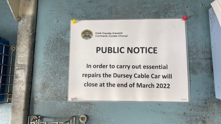 The cable car will close for repairs for nine months