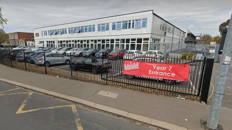 The incident took place at Shoeburyness High School in Caulfield Road.
Pic: Google