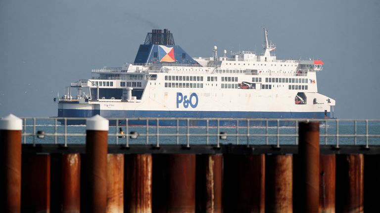 A P&O ferry 