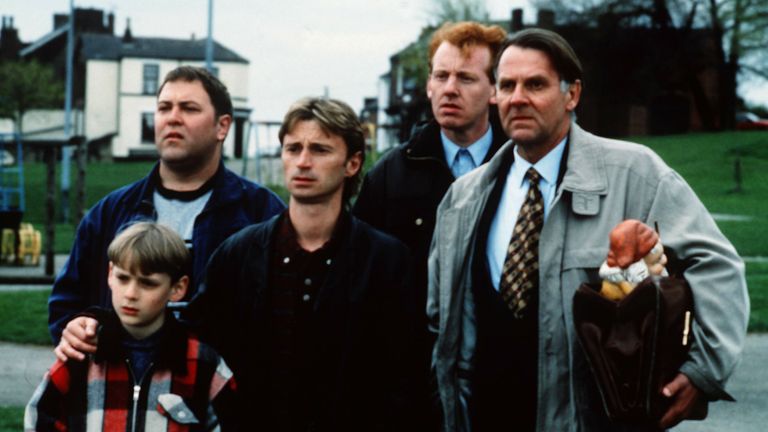 William Snape, Mark Addy, Robert Carlyle, Steve Huison and Tom Wilkinson were among the stars in the original The Full Monty film in 1997