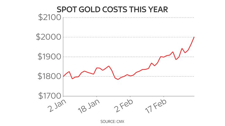 Gold, among so-called safe haven assets, has surged in value