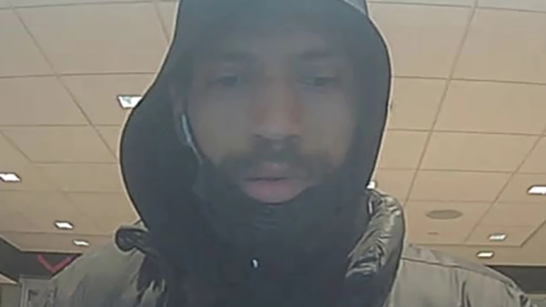 The man&#39;s face can be seen in CCTV recorded at a cash machine