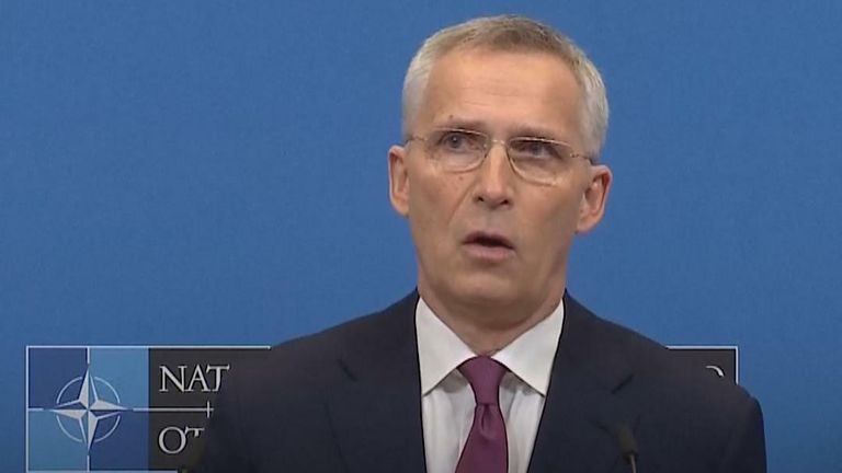 Jens Stoltenberg says Russia must stop its &#39;nuclear sabre-rattling&#39;