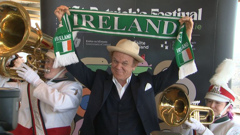 John C Reilly is fiercely proud of his Irish roots 