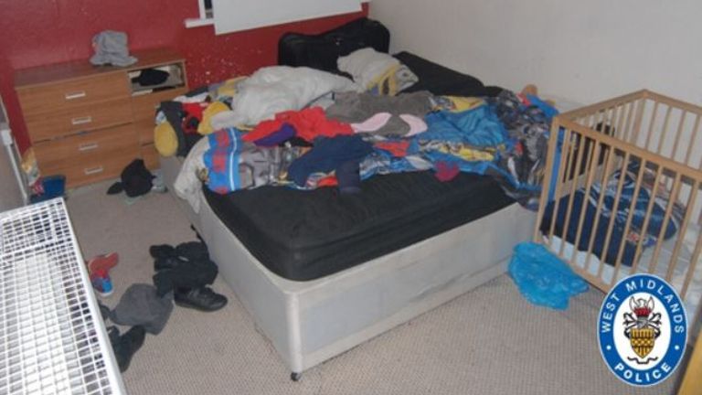 Kemarni Watson Darby's bedroom (Pic: West Midlands Police)