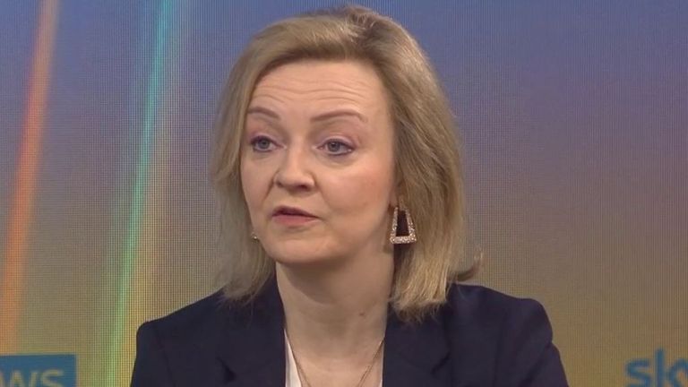 Liz Truss says the government wants to see further sanctions on Russian banks