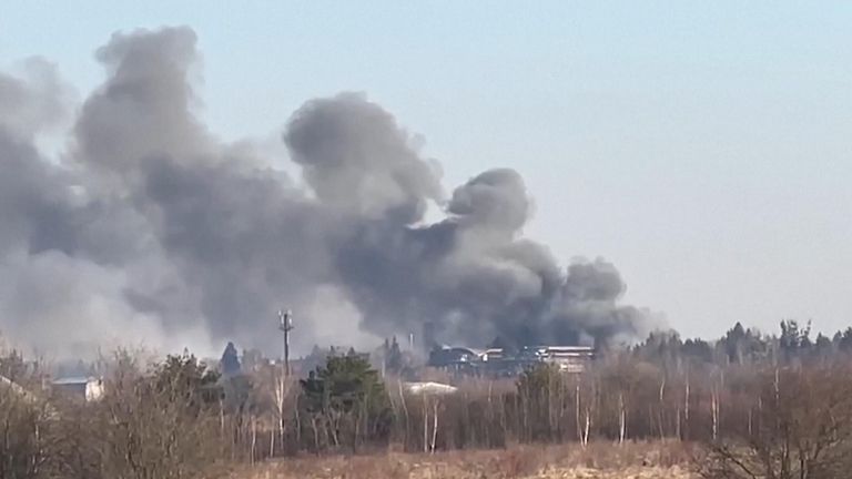 Missile strike on Lviv airport