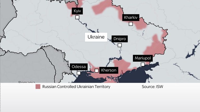 Key fights across Ukrainian territory