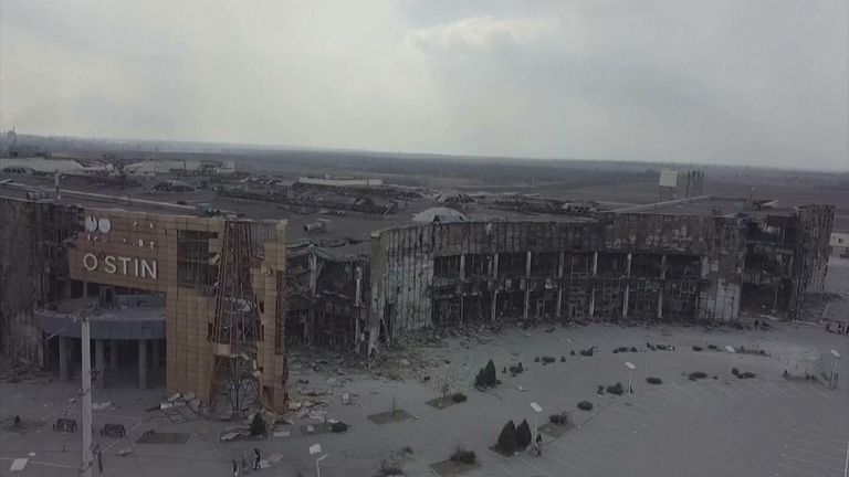 The aftermath of the Russian invasion of Mariupol