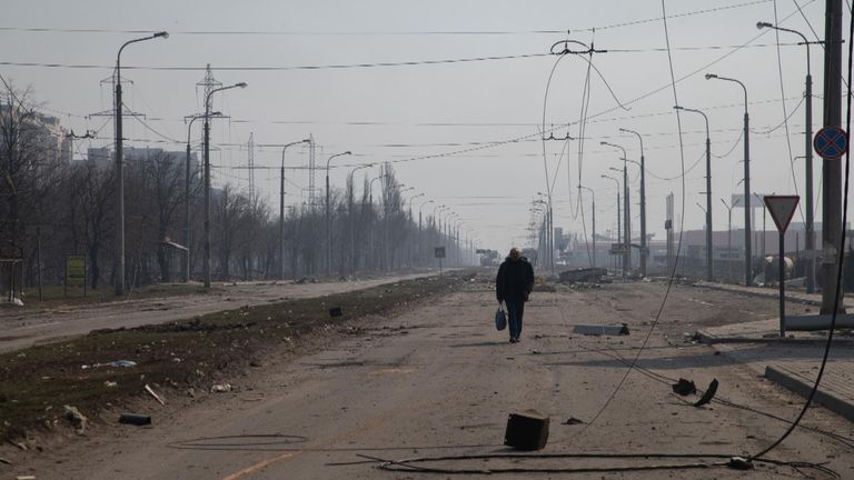 Desolation in Mariupol. Pic: Maximilian Clarke