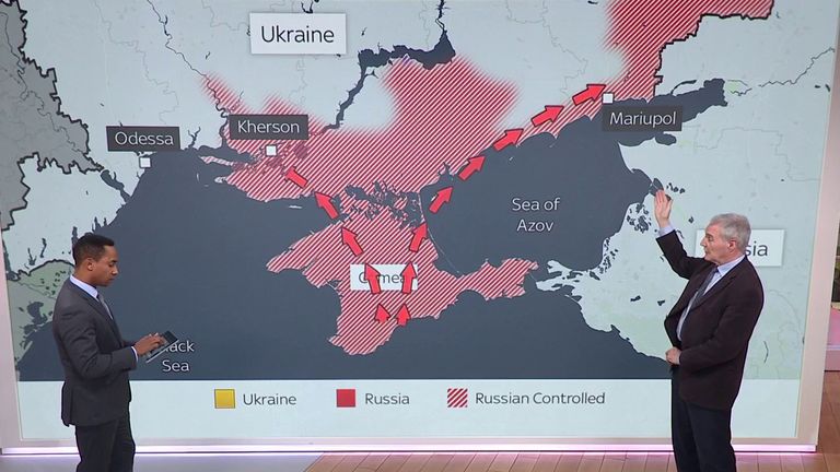 Defence analyst Michael Clarke looks at how Russia has moved to surround large Ukrainian cities in the next stage of its invasion.