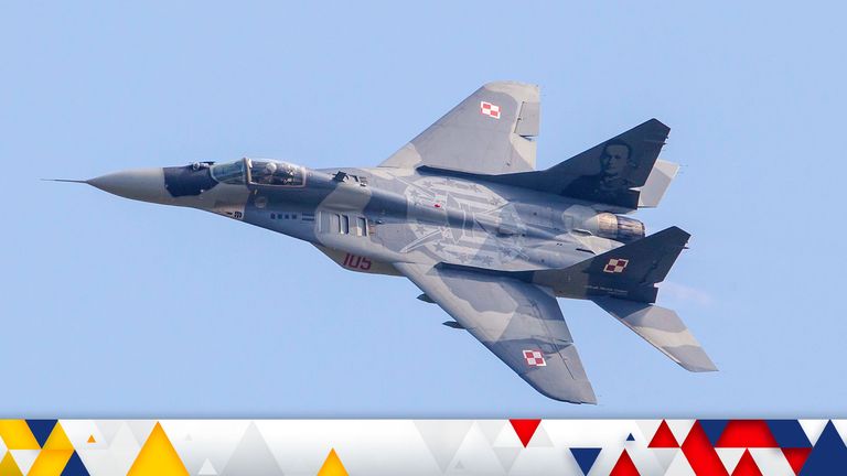 Opening of the ILA Berlin Air Show, MiG-29  of Poland 
PIC:AP