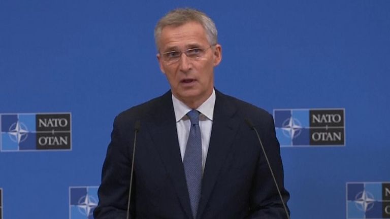 NATO fear Russia may use chemical weapons in a &#39;false flag&#39; attack, the alliance&#39;s secretary general has said.