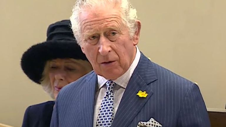 Prince Charles condemns &#39;brutal aggression&#39; of Russia