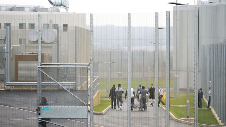 The prison aims to cut reoffending by using its facilities to remind inmates of what they have lost