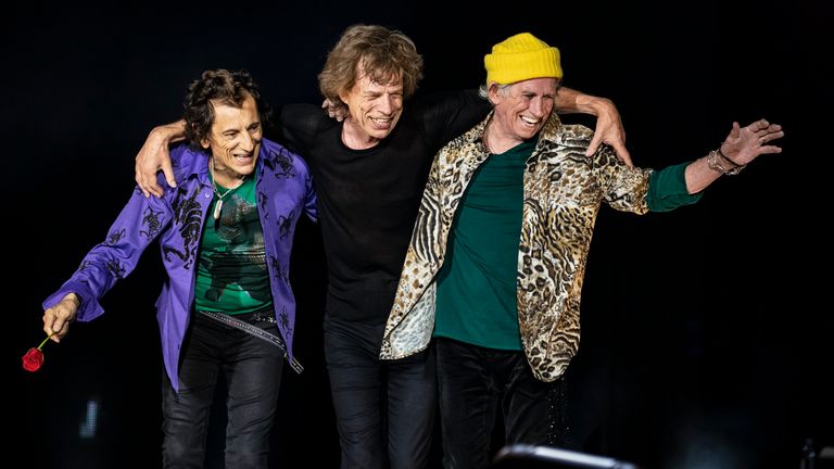 Sir Mick Jagger, 78, Keith Richards, 78, and Ronnie Wood, 74,  are back on tour