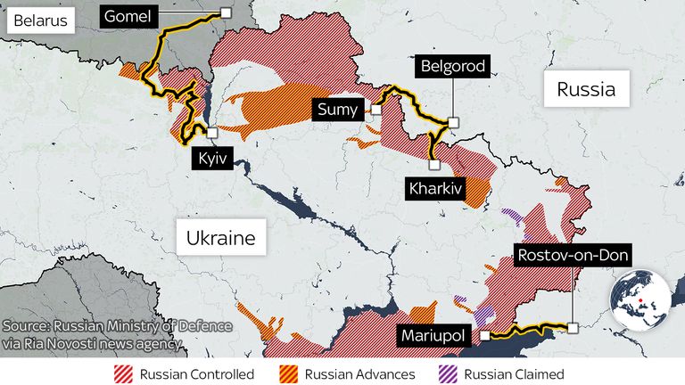 Ukraine war mapped - the story of the invasion so far and what could ...