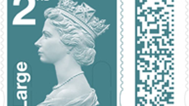 Barcoded stamps will replace regular ones. Pic Royal Mail