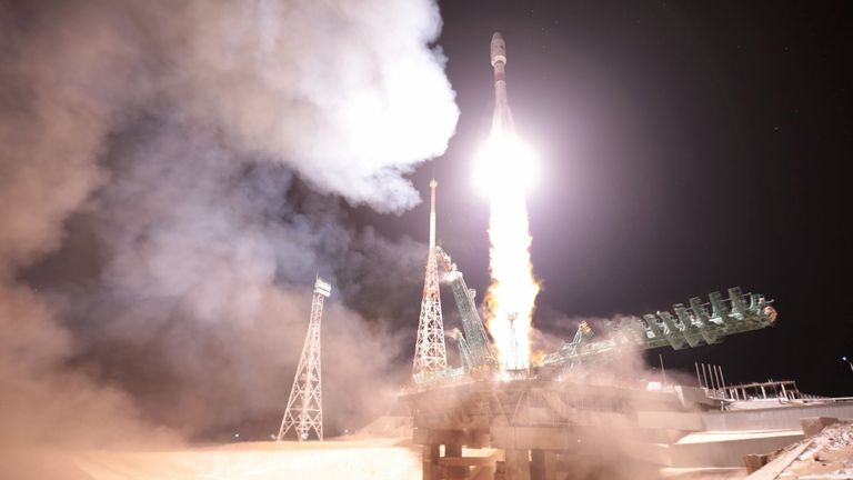 OneWeb sent up satellites from the Baikonur Cosmodrome on a Soyuz-2.1b rocket booster in December and is planning to send more this week