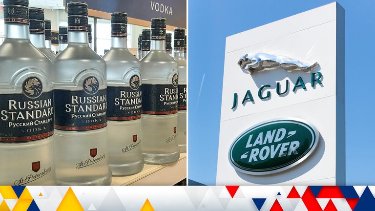 Russian Standard vodka and Jaguar Landrover