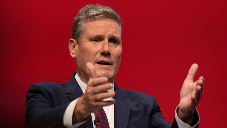 Sir Keir Starmer&#39;s election chances could be undermined by the left of the party, claim some MPs  Pic: AP