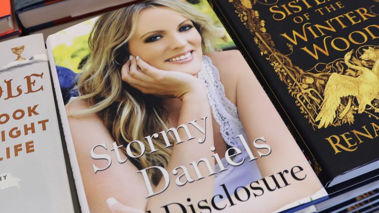 The book "Full Disclosure" by Stormy Daniels is seen for sale in Manhattan, New York, U.S., October 2, 2018. REUTERS/Shannon Stapleton