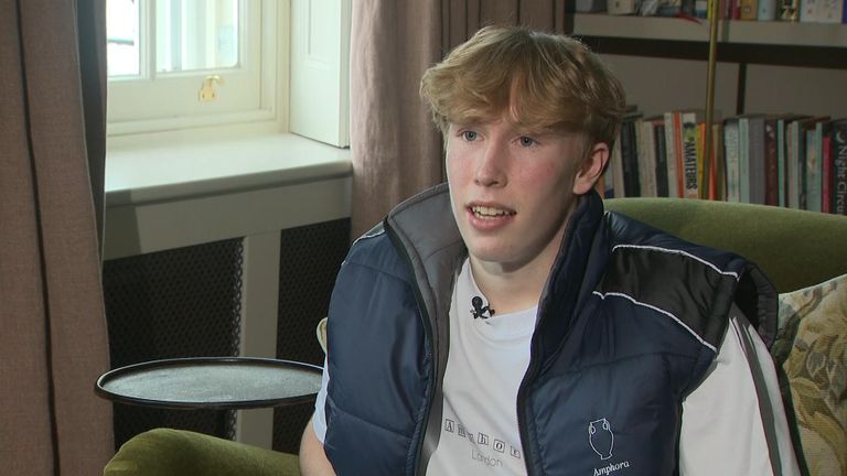 16-year-old Woody Harrison started by buying limited edition trainers to re-sell online, on sites like eBay, but also Depop