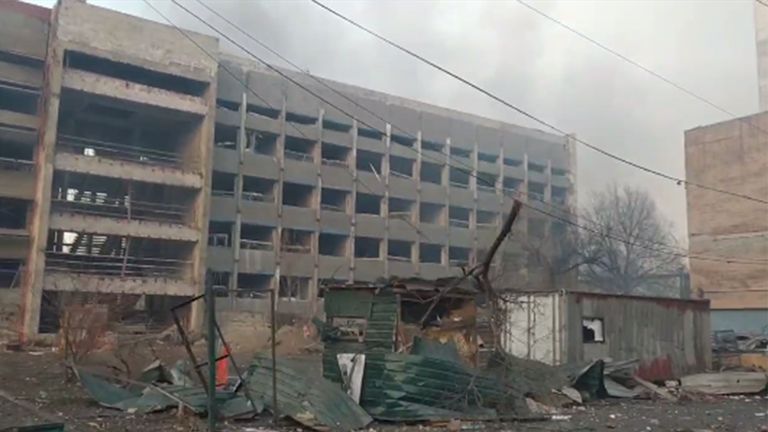 Children&#39;s hospital in Mariupol. Pic: Mariupol City Council
