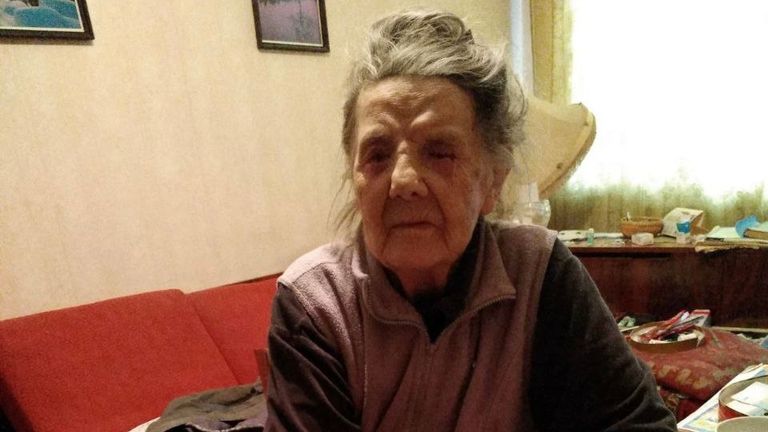The charity has been helping to give food to elderly people across the country who are unable or too scared to leave home. Pic: Age Concern Ukraine 
