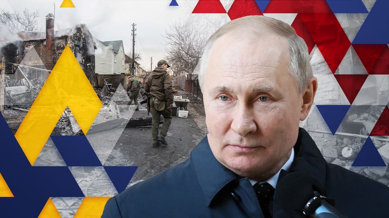 Vladimir Putin has been accused of committing war crimes in Ukraine