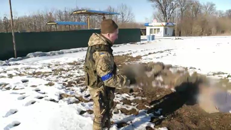 Bodies of Russian soldiers have been placed in the &#39;Z&#39; shape which is the identifying mark for Vladimir Putin&#39;s forces