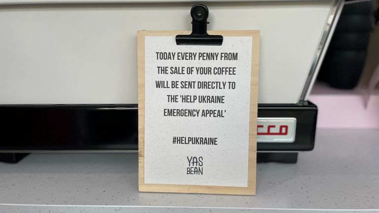 The Yas Bean coffee shop wanted to help people have a drink and do some good at the same time