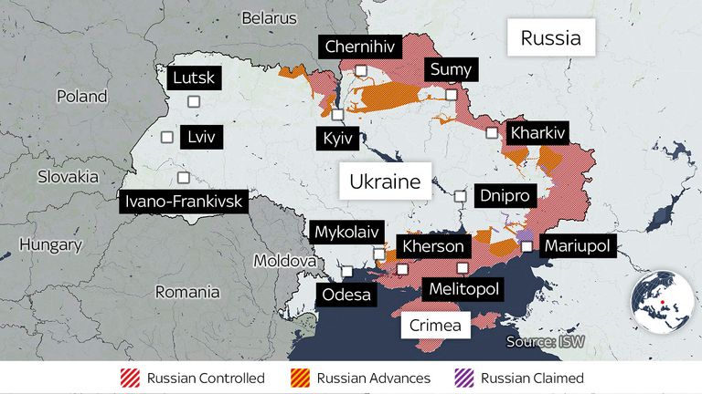 Ukrainian troops regaining territory says Ukrainian PM as peace talks resume amid ‘poisoning’ claim