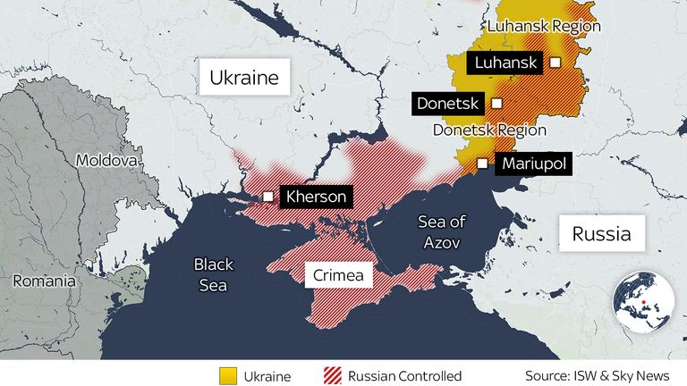 Ukraine invasion: Kherson 'becomes first city to fall to Russia' - but ...