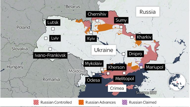 The situation in Ukraine as of Saturday