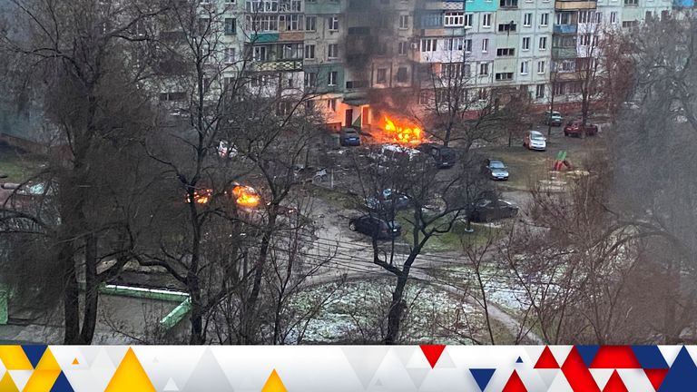 Mariupol's mayor says there is no water, heat or electricity and food is running out