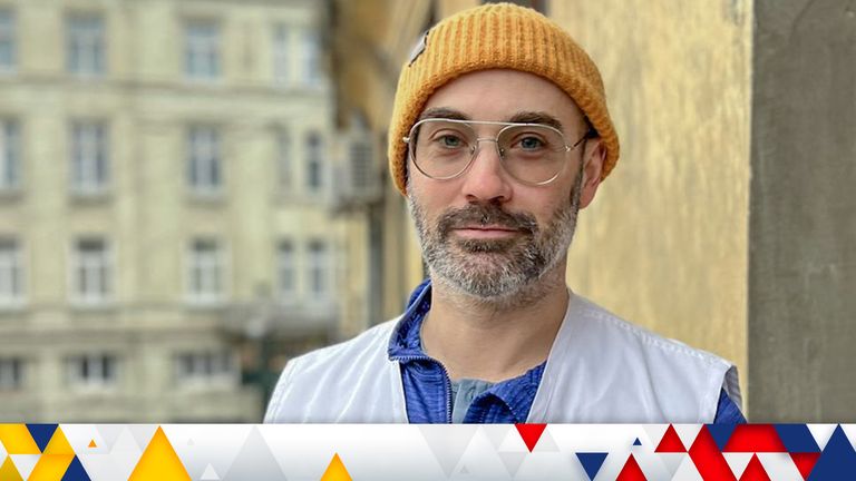 Alex Wade is an emergency coordinator for Médecins Sans Frontières. Pic: MSF