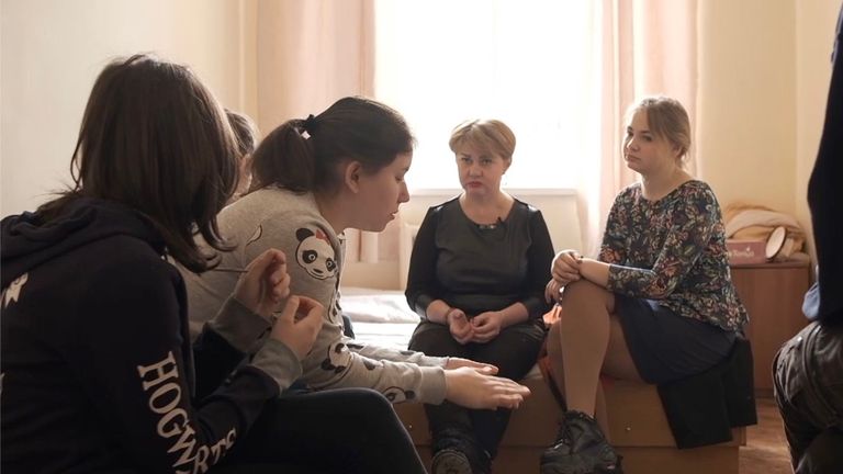 Mark Austin reports from a school in Lviv on the affect of war on Ukraine&#39;s children. 