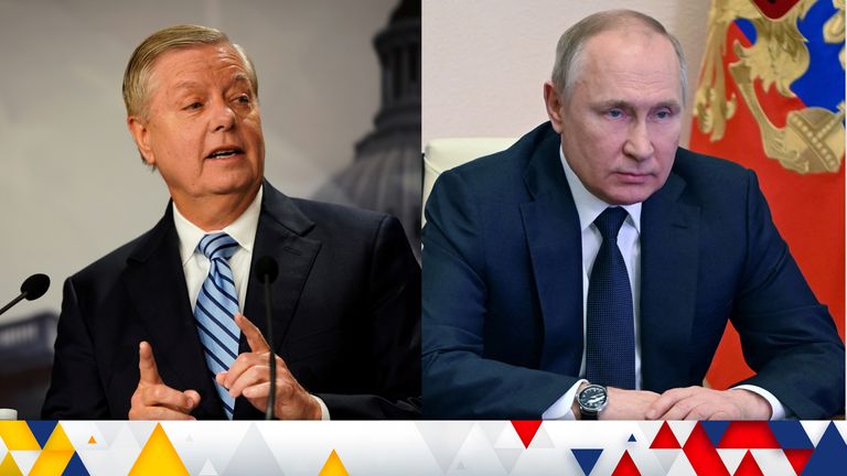 Lindsey Graham initially made the comments about Vladimir Putin on Fox News and later posted on Twitter
