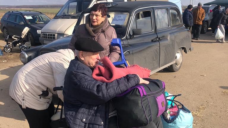 Mr Tymchyshyn has transported disabled elderly people