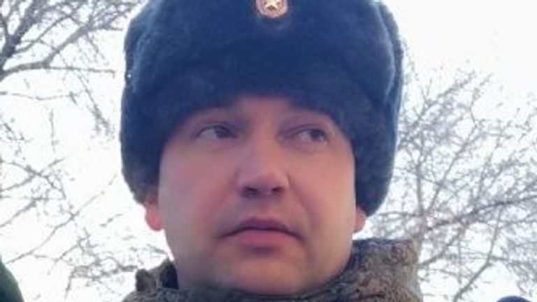 Major General Gerasimov was killed near Kharkiv. Pic: Ukrainian Ministry of Defence