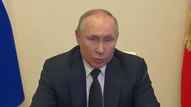 Vladimir Putin on Sky Tv